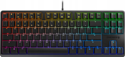 Tastierë gaming CHERRY MX Board 1.0 TKL, mekanike MX Brown, USB, e zezë