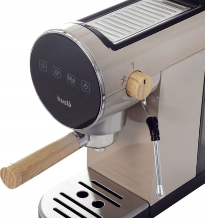 Makine kafeje Husla 73918, portafilter me presion, rezervuar uji, gri