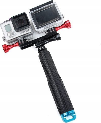 Mbajtëse dyfishe kamerash Xrec për GoPro Hero, montim 2 kamera, plastike, e zezë