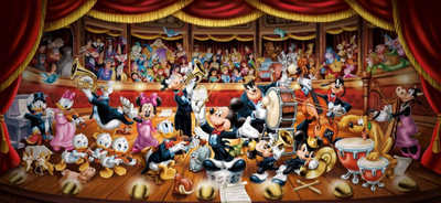 Puzzle Clementoni Disney Orchestra, 13200 pjesë, 291.4x134.4 cm, ngjyrë shumëngjyrëshe