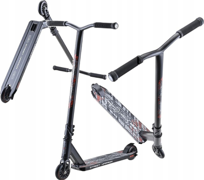 Тротинет за трикови Victoria Sport Street War, тркала 100mm, за скетпарк, шарен