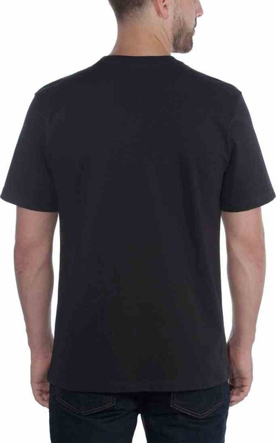 Bluzë Carhartt Dearborn Relaxed, pambuk heavyweight, për meshkuj, e zezë, M