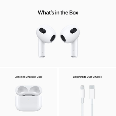 Слушалки Apple AirPods (3rd gen.)