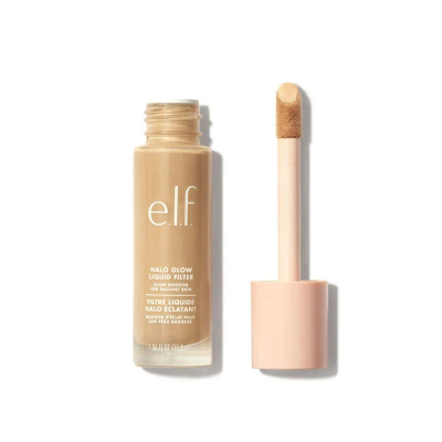 Krem pudër E.l.f. Halo Glow Liquid Filter Highlighter, 5 Medium/Tan, 31.5 ml