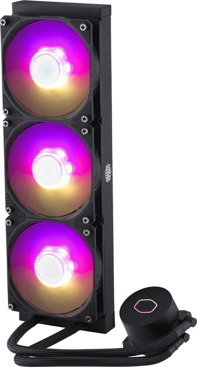 Ftohës uji CPU Cooler Master MasterLiquid ML360L ARGB V2, radiator 360mm, ARGB, i zi