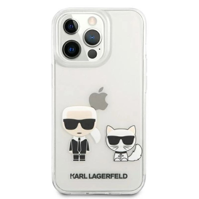Maskë telefoni Karl Lagerfeld Ikonik për iPhone 13 Pro Max, PC/TPU, e tejdukshme