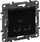 Prizë dyshe RJ45 Legrand Niloe Step, kategori 6A STP, mbulesë e zezë