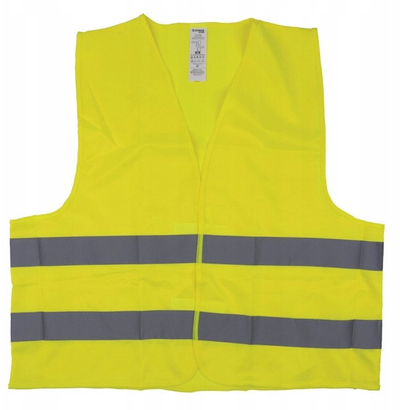 Jeletë reflektuese Donau Safety, madhësia S, me shirita reflektues, e verdhë neon