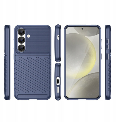 Kësë Thunder Case për Samsung Galaxy S25, mbrojtëse, blu