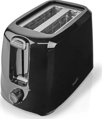 Toster Nedis 2 Slice, 6 nivele pjekjeje, 700W, i bardhë
