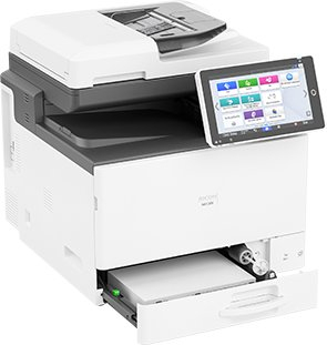 Printer multifunksional Ricoh IM C300F, laser A4, 1200 x 1200 DPI, 30 fpm, i bardhë