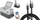 Frigorifer turistik Peme Expedition 30 Adventure, 27L, kompresor me Bluetooth, gri e portokalli