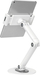 Mbajtëse tavoline Deltaco Universal, me krah që rregullohet, 4.7"-12.9", e bardhë