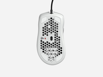 Mouse gaming Glorious Model D Matte, 68g, RGB, i bardhë