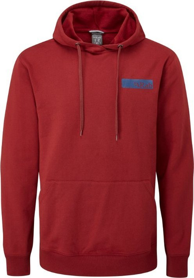 Bluzë me kapuç Rab Voyage Hoody për burra, L, e kuqe