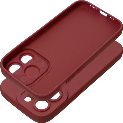 Këllëf telefoni Roar Luna për iPhone 14 Pro, TPU, mat, i kuq