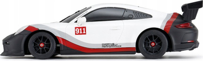 Makinë lodër me telekomandë Rastar Porsche 911 GT3, shkalla 1:18, 38 cm, e bardhë gri