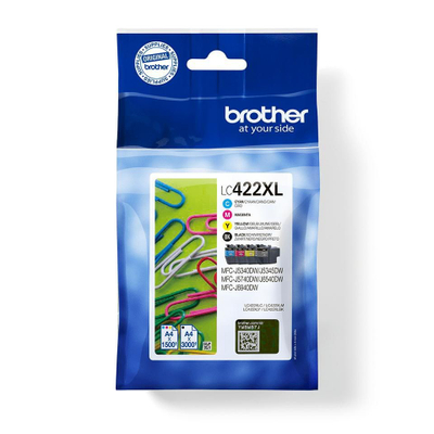 Fishek boje Brother LC422XLVAL, multipack 4 copë, XL, shumëngjyrëshe