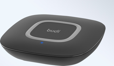 Karikues wireless Budi, 15W, me dy porta USB, i zi