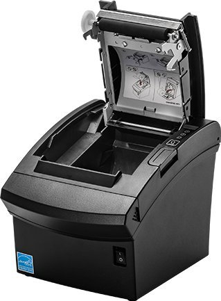 Печатач за фактури Bixolon SRP-350plusV, директен термален, USB RS232 Ethernet, црн