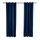 Set perde Heinner, 2 copë, 140x270 cm, poliester, blu
