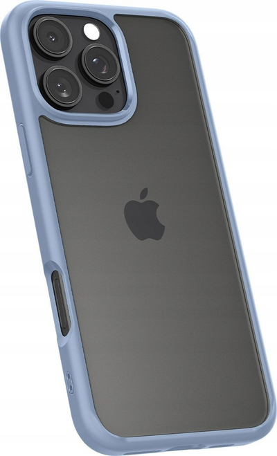 Futrollë telefoni Spigen Crystal Hybrid, për iPhone 16 Pro Max 6.9", transparente, blu sierra