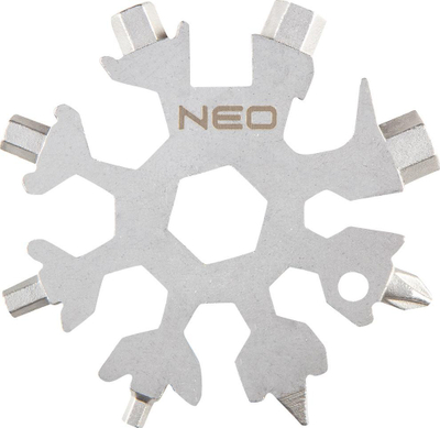 NEO TOOLS Snowflake Мулти-Алат 19 во 1, 2 парчиња