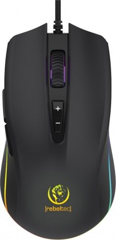 Maus gaming Rebeltec Predator, 6400 DPI, RGB, i zi
