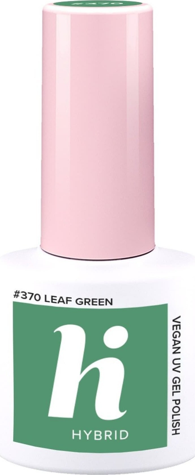 Llak gjysmë-permanent për thonj Hi Hybrid 370 Leaf Green, 5ml, jeshil