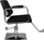 Karrige frizerie Activeshop Hair System HS202, lëkurë ekologjike, lartësi e rregullueshme, e zezë