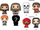Figurina për koleksion Funko Bitty POP Harry Potter, set me 4 copë, 2.2 cm, me shumë ngjyra