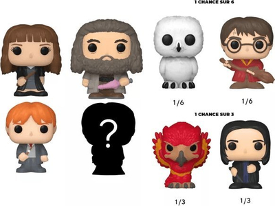 Figurina për koleksion Funko Bitty POP Harry Potter, set me 4 copë, 2.2 cm, me shumë ngjyra