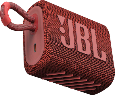 Altoparlant portativ JBL Go 3, Bluetooth, rezistent ndaj ujit, i kuq