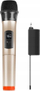 Mikrofon pa tela Puluz PU628B, dinamik, UHF 30m, gold
