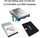 Надворешно куќиште Fantec DB ALU31, USB C 3.1, за HDD SSD 3.5", црна боја