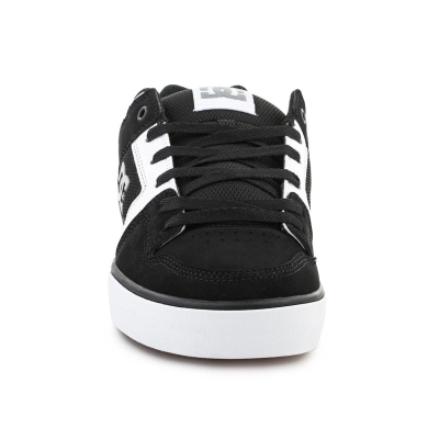 Патики за скејт DC Shoes, гумен ѓон, за мажи, црно-бели