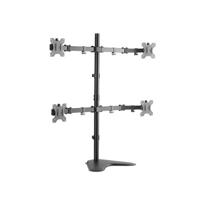 Mbajtëse tavoline për monitor LogiLink BP0046, deri 4 ekrane 13-32", çelik inox
