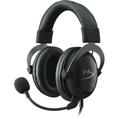 Kufje gaming HyperX Cloud II, me kabllo, gunmetal