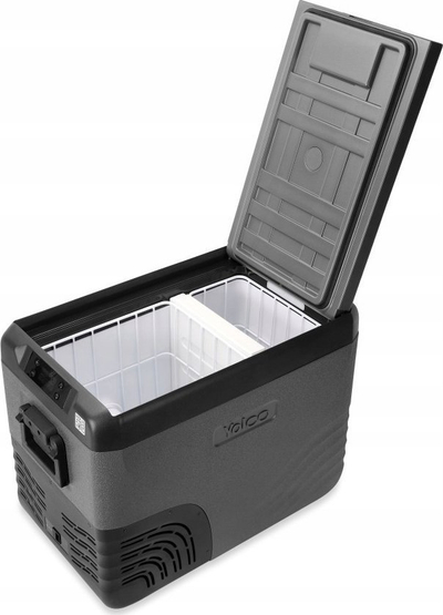Frigorifer portativ Yolco KX40 Carbon, 34L, me kompresor Dual Zone, gri me t’zezë