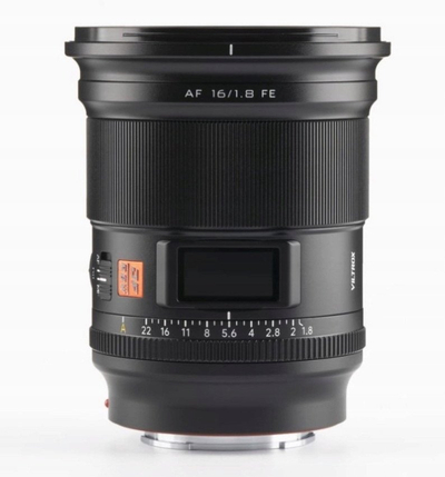 Objektiv Viltrox AF 16mm f/1.8 për Nikon Z, kënd i gjerë, autofokus