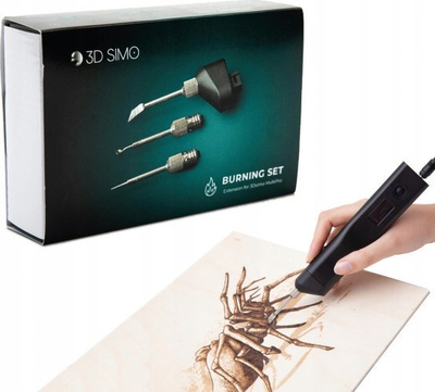 Сет горливи врвови 3Dsimo Burning Set MultiPro, 3 парчиња, за гравирање и моделирање