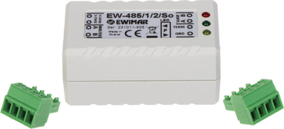 Izolator optik dhe përsëritës RS485 Ewimar EW-485/1/2/SO, profesional, për sisteme industriale, gri