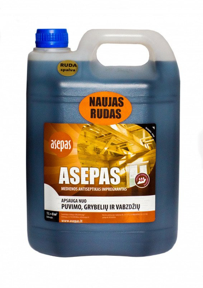 Dezinfektues Bio ActiW Antiseptics Asepas Brown, solucion antiseptik, bidon 5 litra