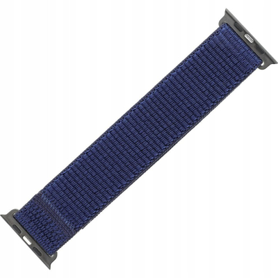 Rrip ore FIXED Nylon Strap për Apple Watch 38/40/41mm, najlon, mbyllje me velcro, blu e errët