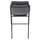 Stol velvet + metal 54×58×95 cm (HM8735.01), gri