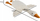 Gjelbër pelushi Kruzzel Goose 24720, maskot 130cm, i bardhë