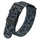 Set dhuratë për meshkuj Luminox Mil Spec, Orë dore + rrip rezervë, i zi/hirtë