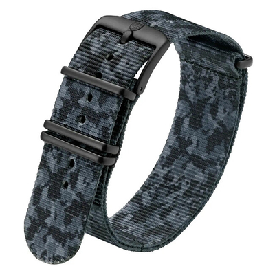 Set dhuratë për meshkuj Luminox Mil Spec, Orë dore + rrip rezervë, i zi/hirtë