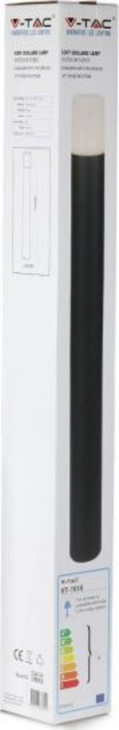Llambë kopshti V-TAC VT-7618 GU1, e zezë