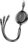 Kabllo USB Baseus 3 ne 1, USB A ne USB C microUSB Lightning, 1.2m, e zezë